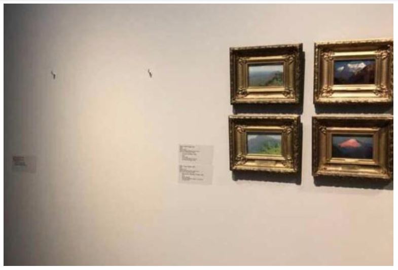 Látogatók szeme láttára loptak el egy festményt