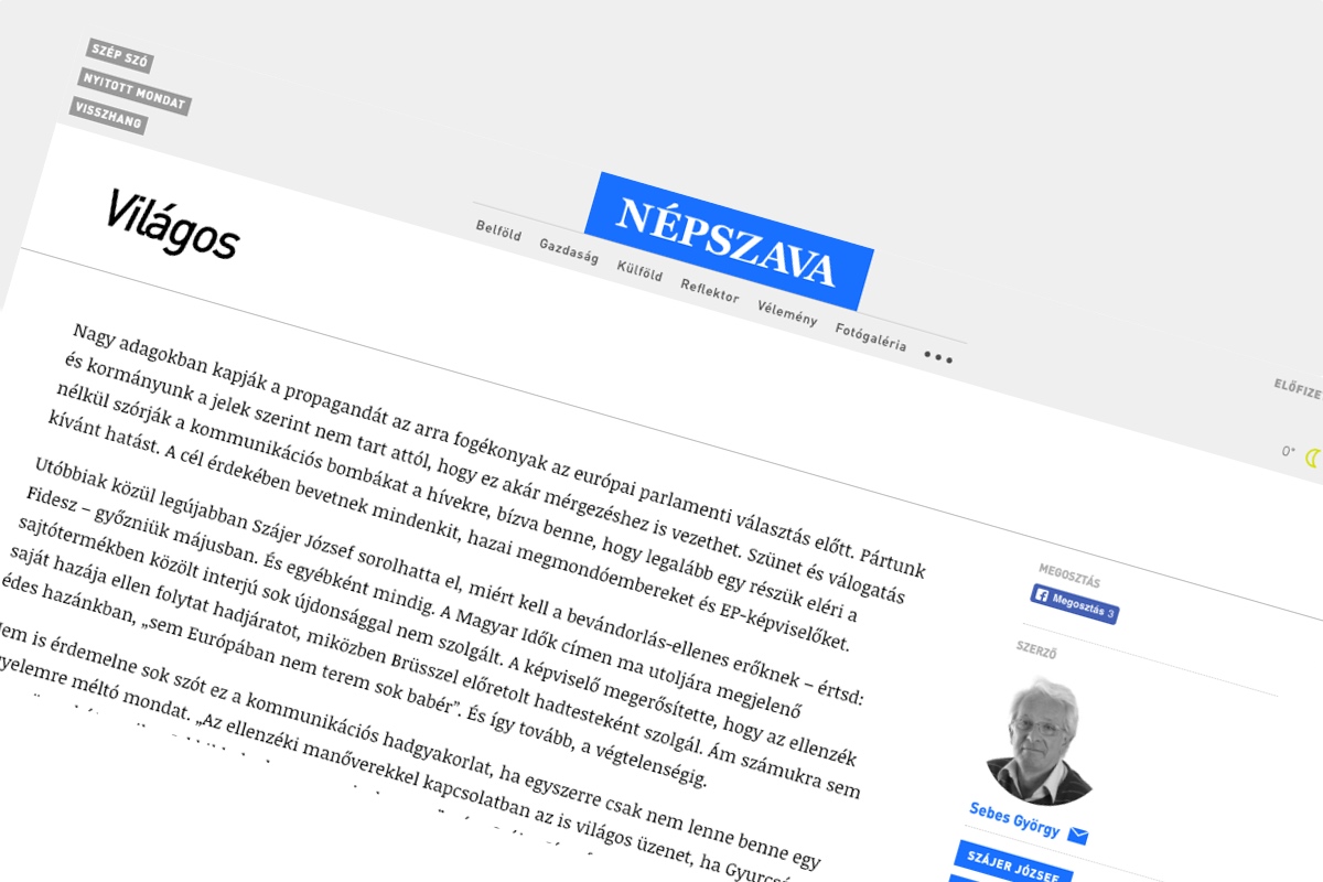 Népszava? Világos…
