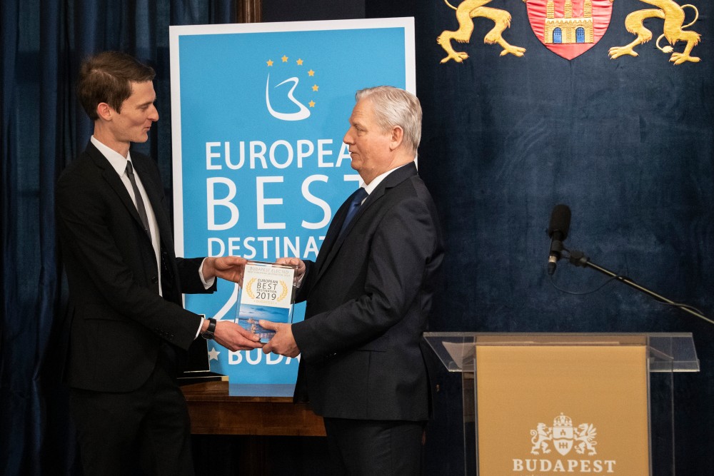 Átadták az Európa legjobb úti célja 2019 díjat