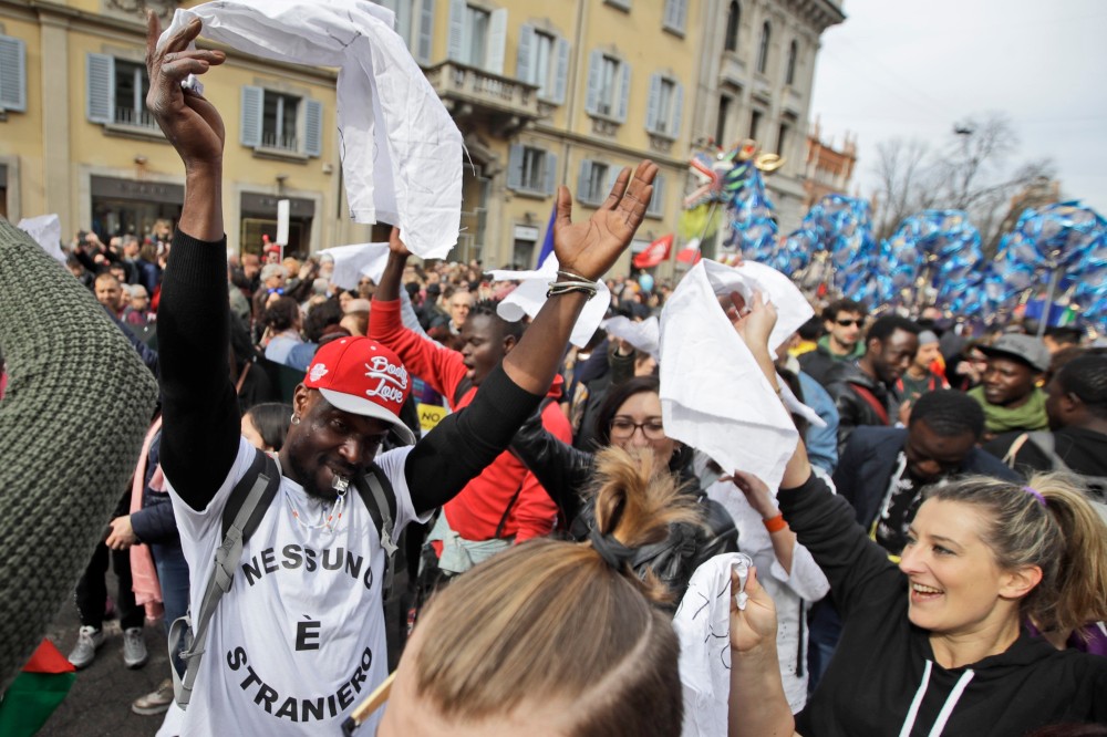 A rasszizmus ellen tüntettek
