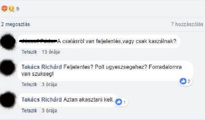 „Aztán akasztani kell!”