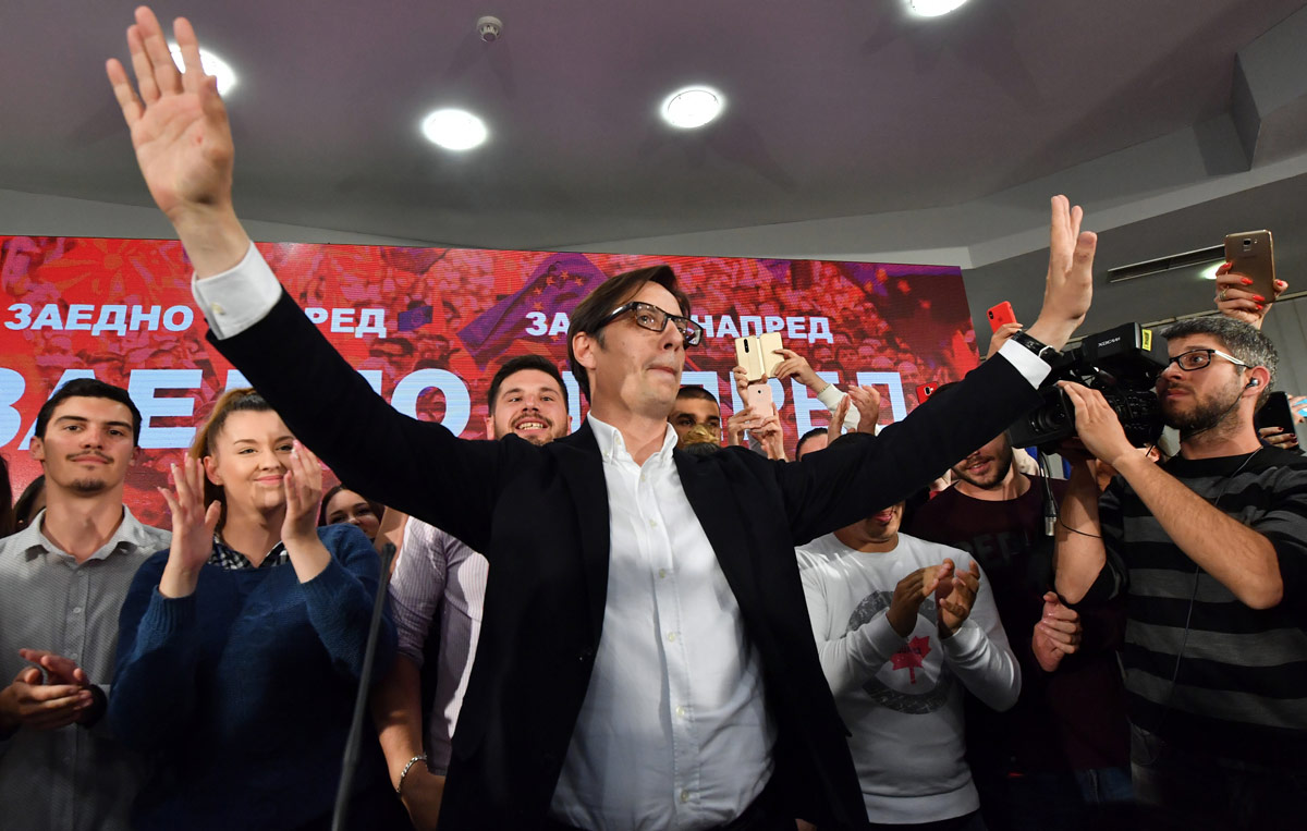 Szociáldemokrata elnököt választottak a macedónok