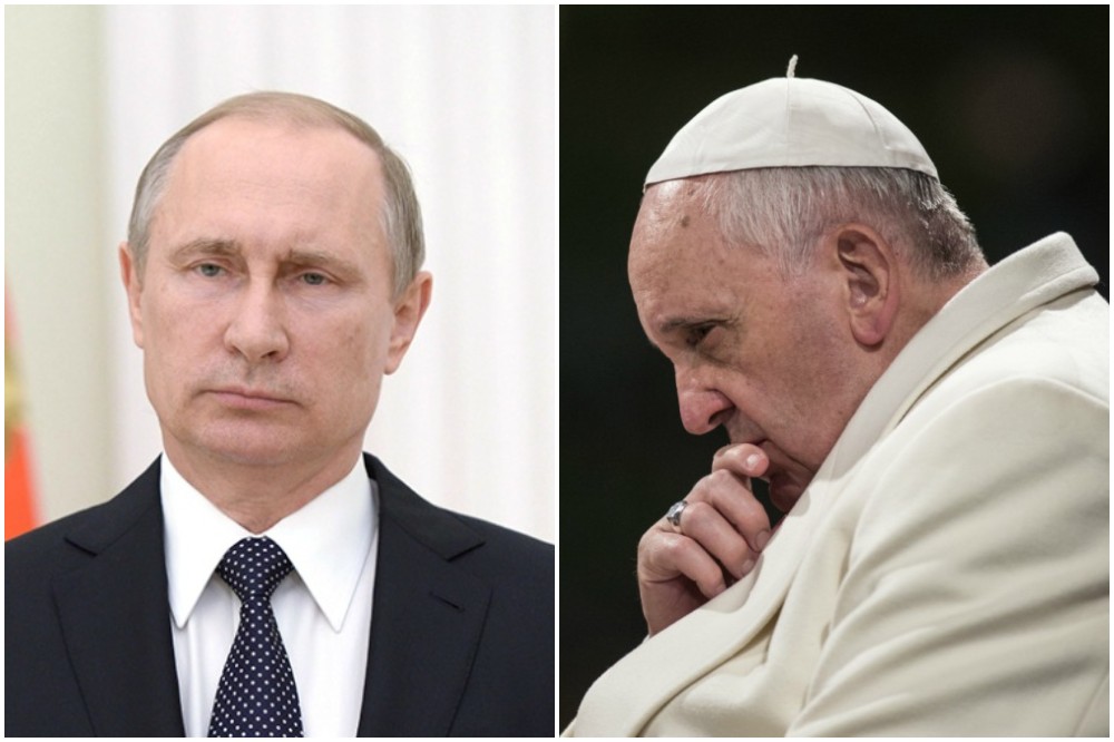 Putyint a Vatikánban fogadja a pápa