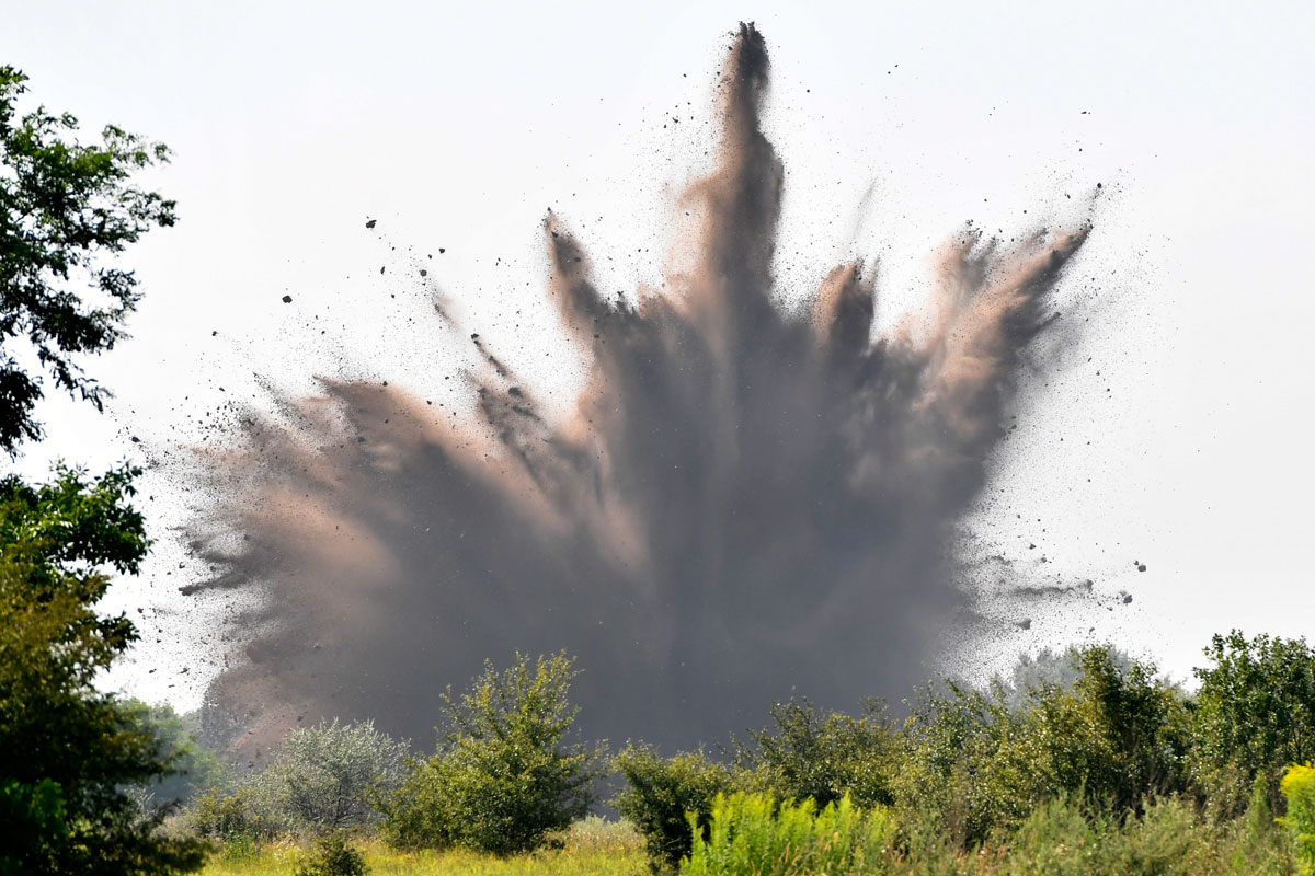 Budapesten talált robbanótesteket semmisítettek meg