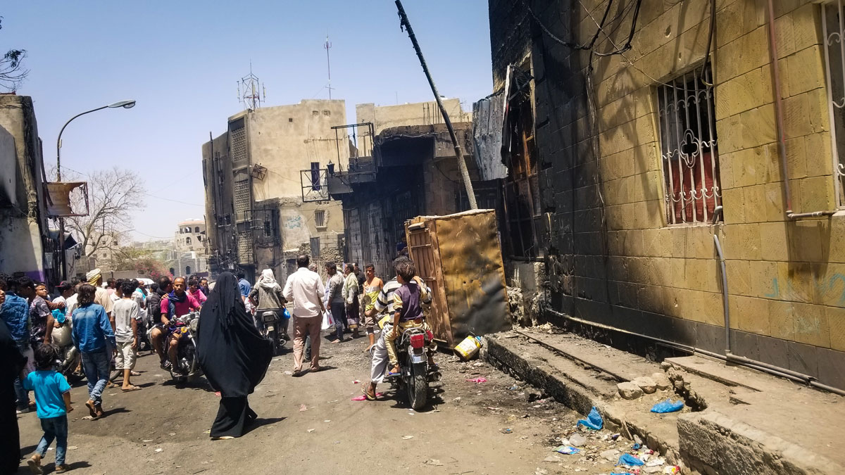 Az arab koalíció újabb csapásokat mért a jemeni fővárosra