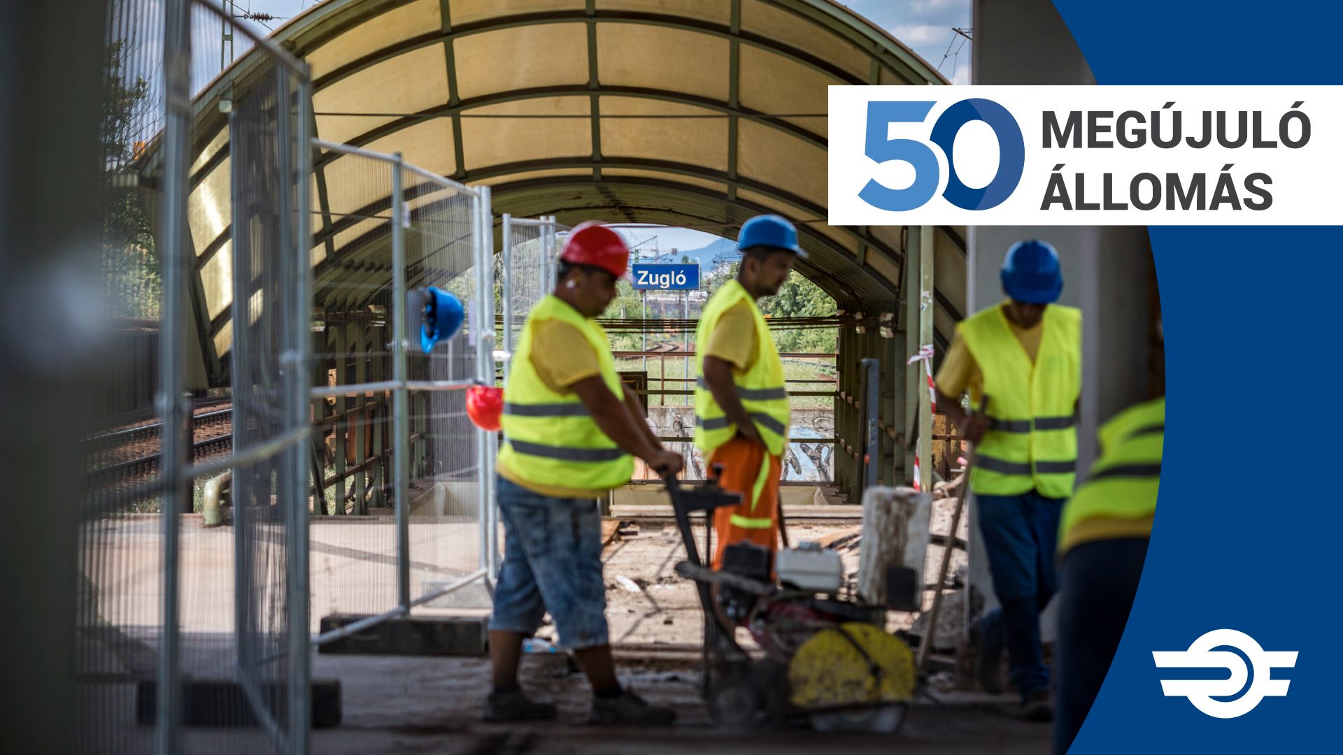 A MÁV megkezdte Zugló vasútállomás felújítását