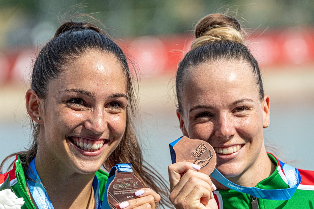 Bronzérmes a magyar női kajakpáros 200 méteren