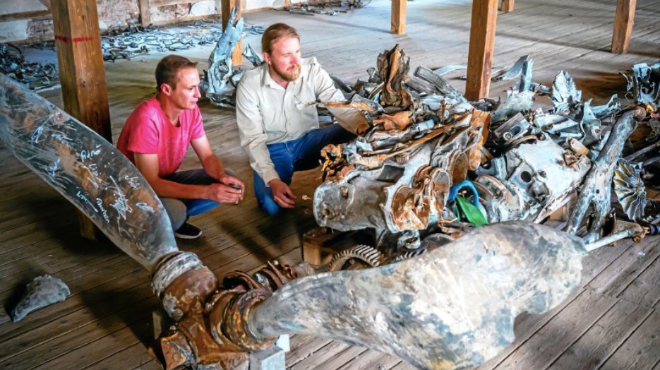 Vadászrepülő roncsát rejtette a mocsár