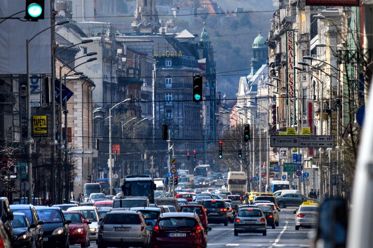 Útszűkület lesz a Rákóczi úton