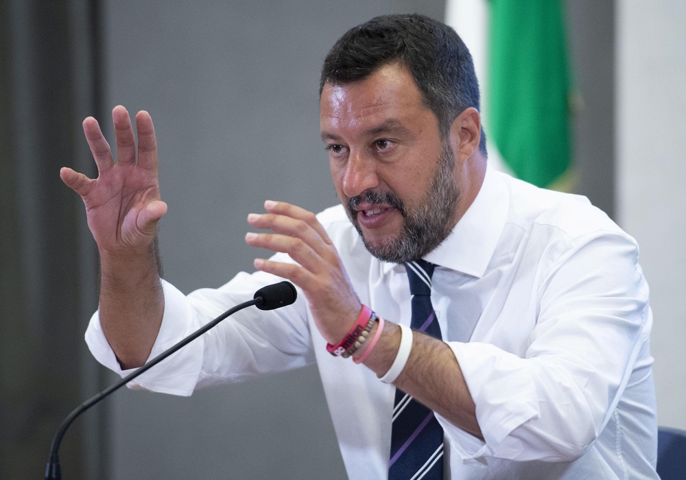 Matteo Salvini figyelmeztetése