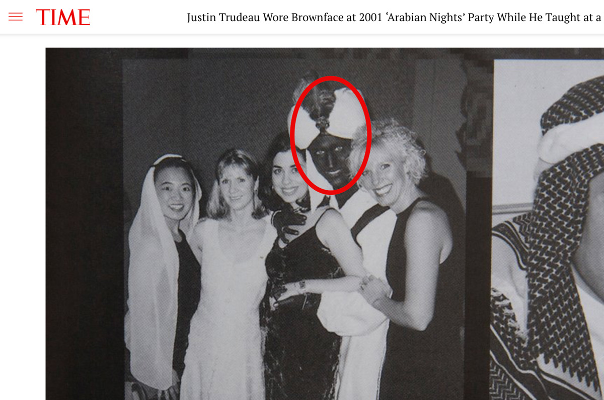 Feketére festett arca miatt magyarázkodik Justin Trudeau