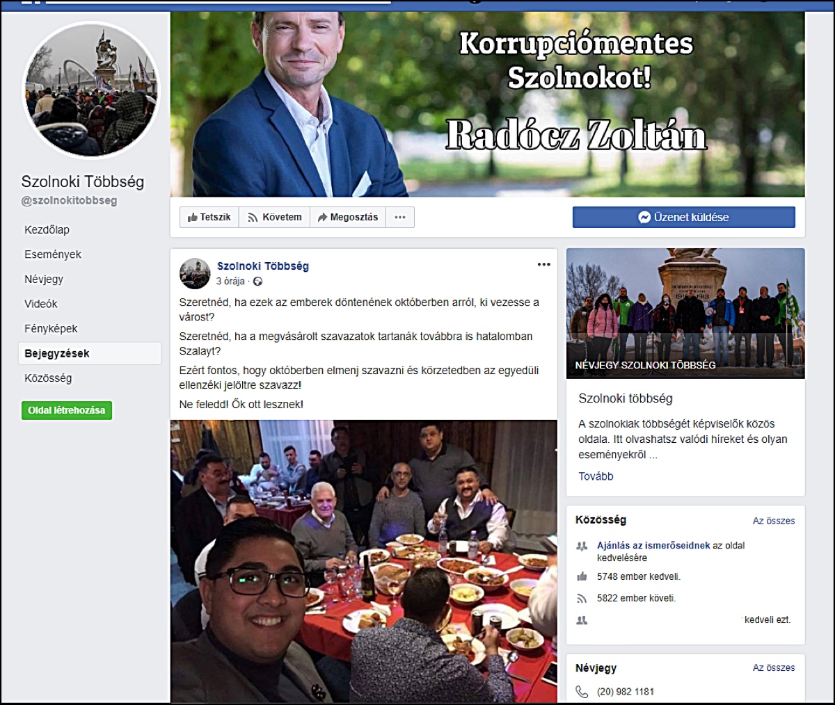 A rasszista szolnoki ellenzék