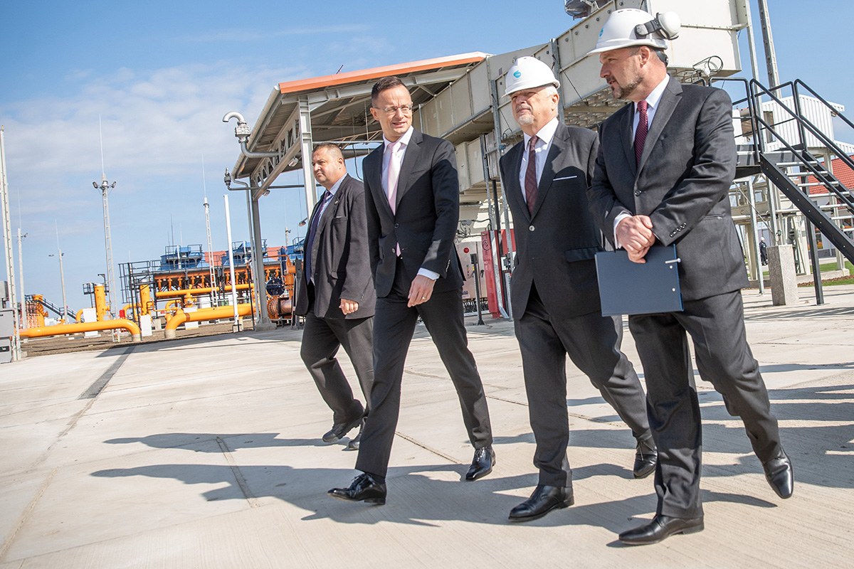 Tovább javul Magyarország gázellátásának biztonsága