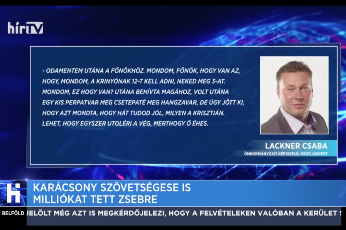 Zsebre tett milliókról beszélget Karácsony szövetségese