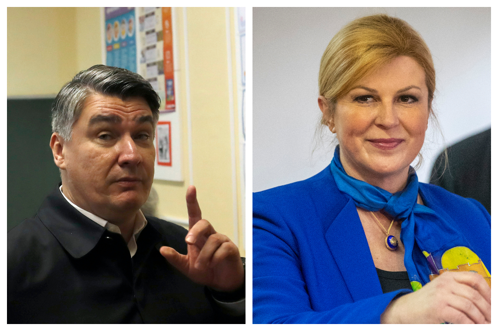 Exit poll: Milanovic és Grabar-Kitarovic jut be a második fordulóba