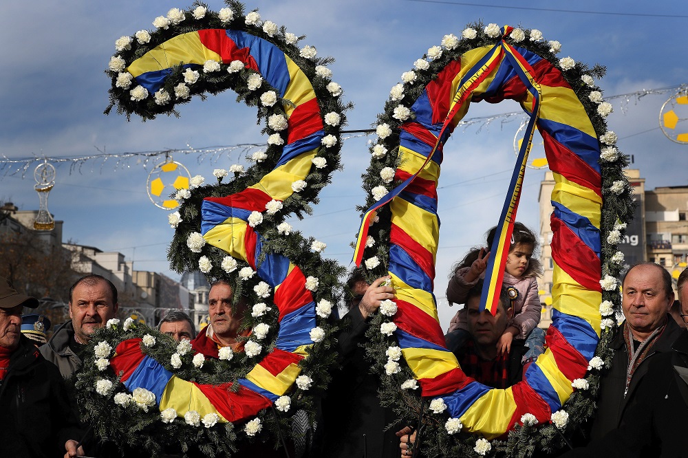 Felvonulás az 1989-es forradalom emlékére