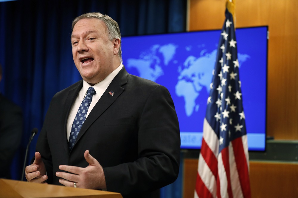 Pompeo rápirított Kínára