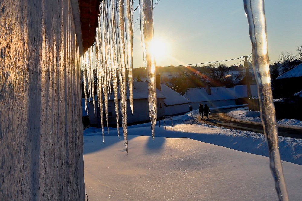 Olaszfalu egész télen havas