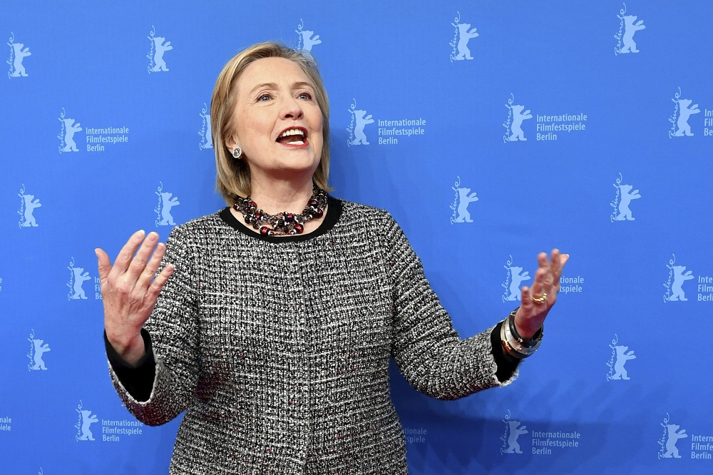 Hillary Clinton a vörös szőnyegen