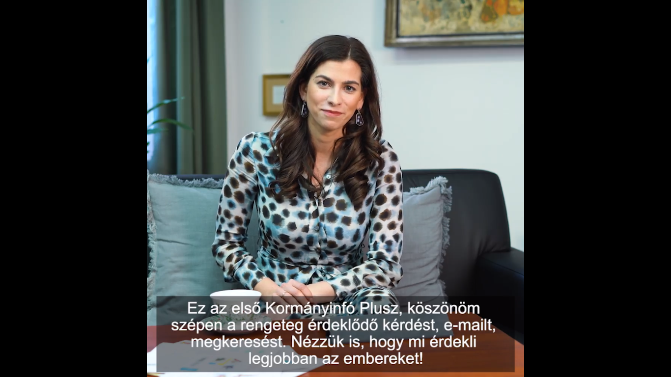 Elkészült az első Kormányinfó Plusz