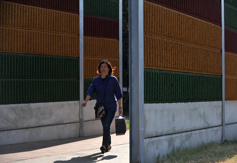 Zajvédő fal épül az M3-as autópálya kivezető szakaszán