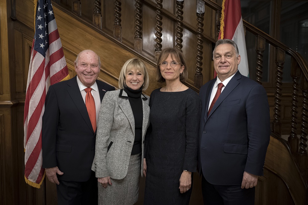 Az amerikai nagykövettel találkozott Orbán Viktor