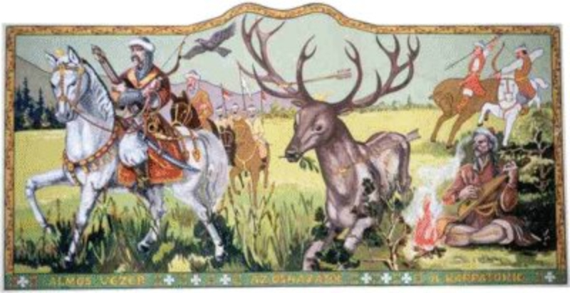 Csodaszarvassal a turulért