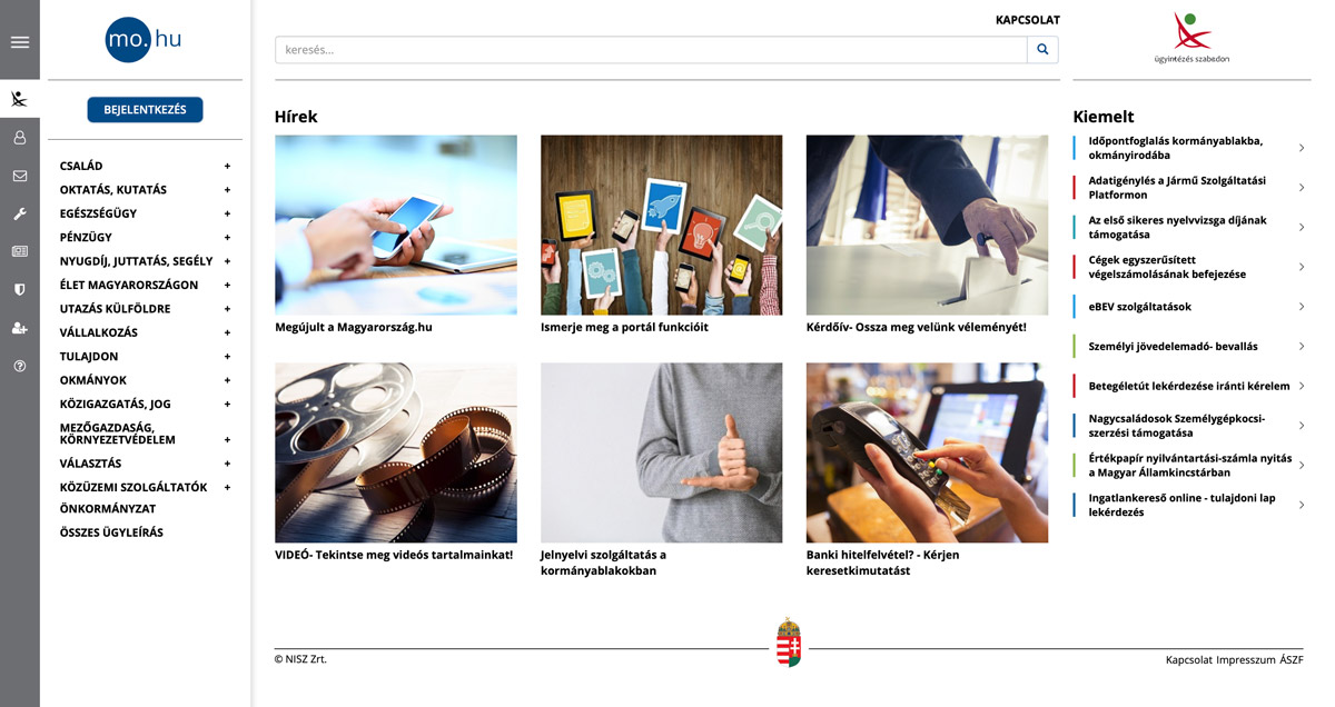 Letisztultabb arculatot kapott a magyarorszag.hu