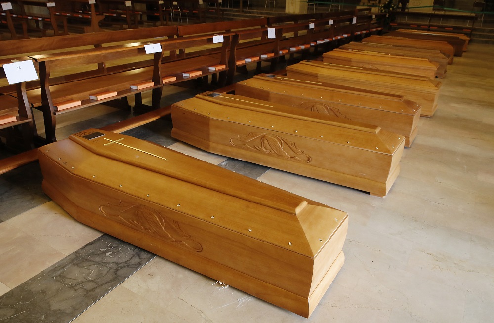 Az eddigi legtöbbel emelkedett az elhunytak száma Olaszországban