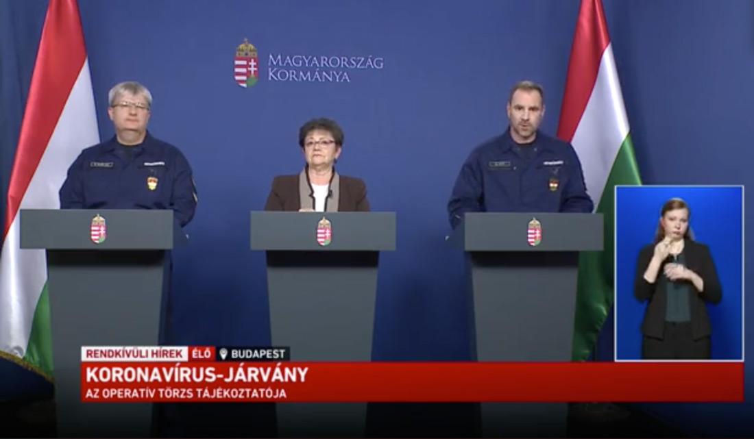 Operatív törzs: a kórházparancsnokok a védekezést segítik