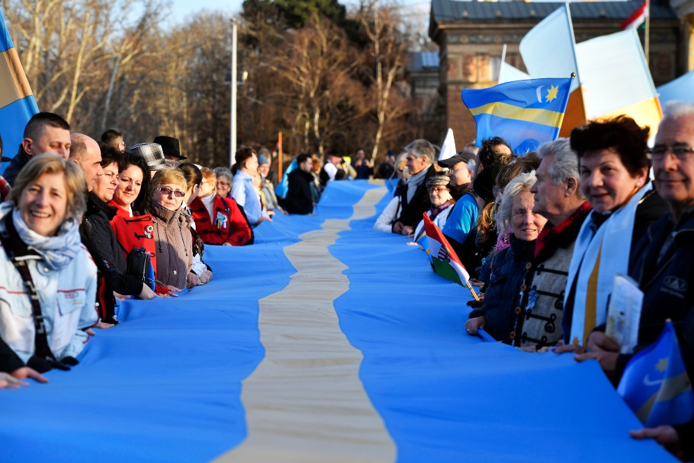 Szimpátiatüntetés Budapesten