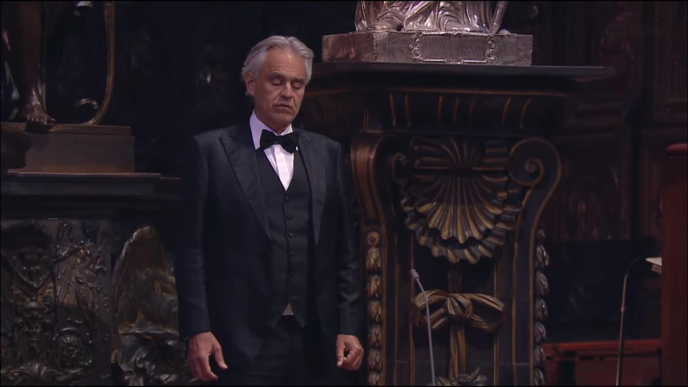 Andrea Bocelli a YouTube új szupersztárja