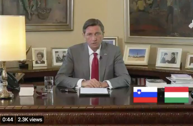 Magyarországnak üzent a szlovén államfő