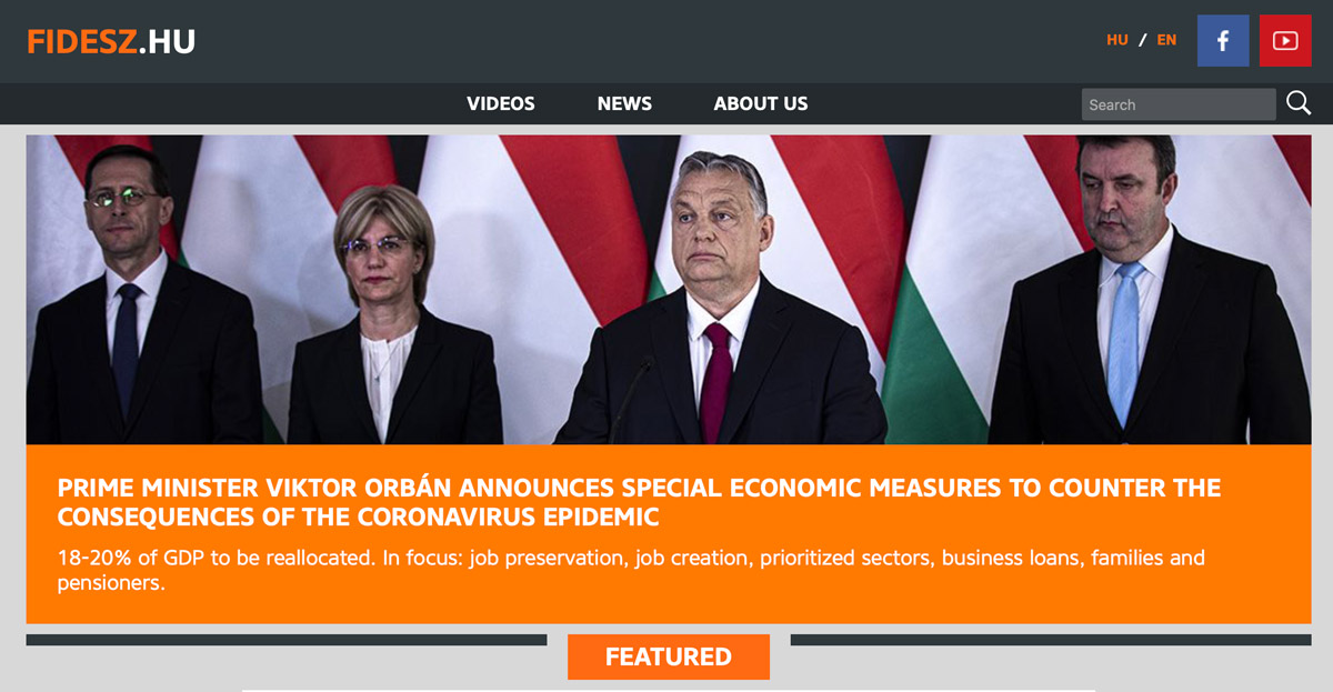 Elindult a Fidesz angol nyelvű honlapja