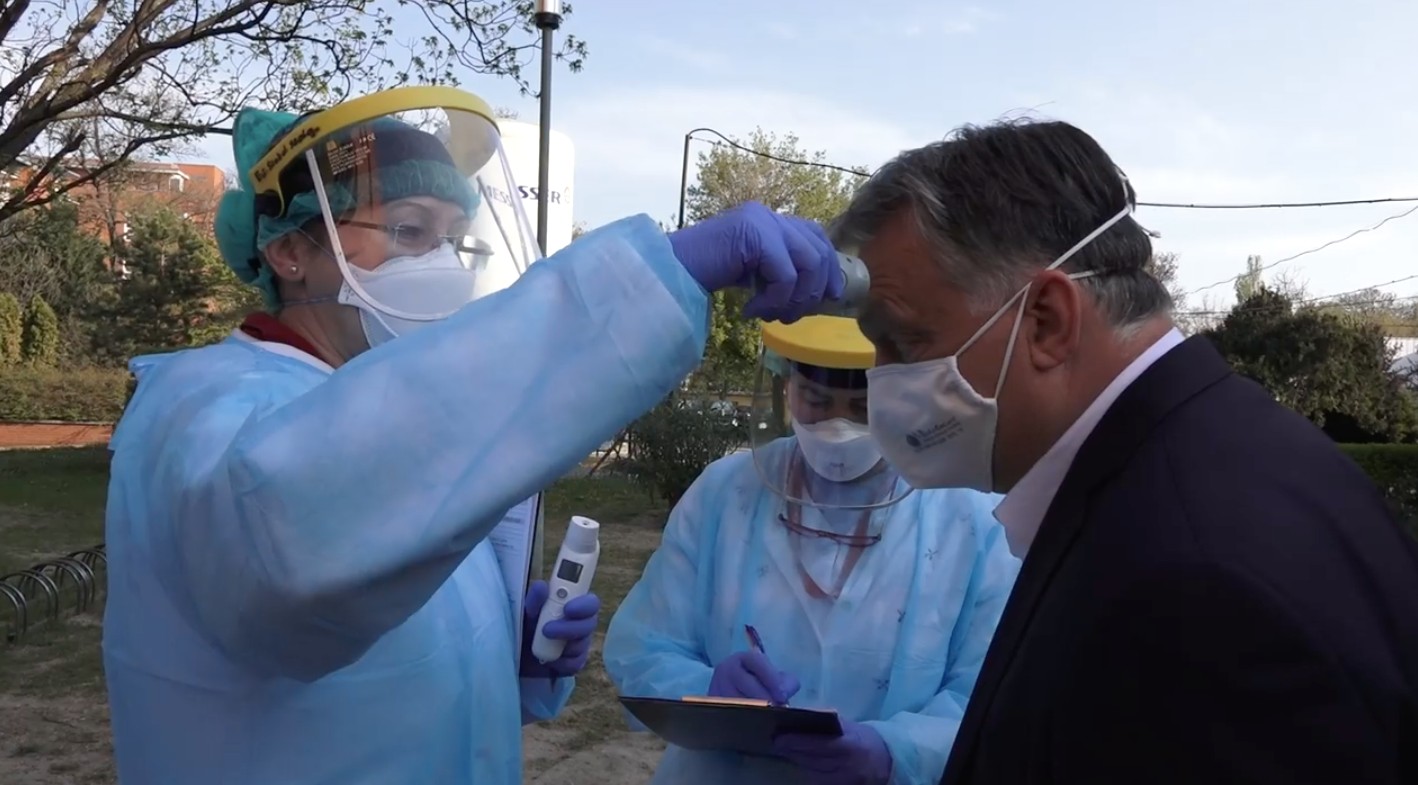 Orbán Viktor a Szent Imre Kórházban járt