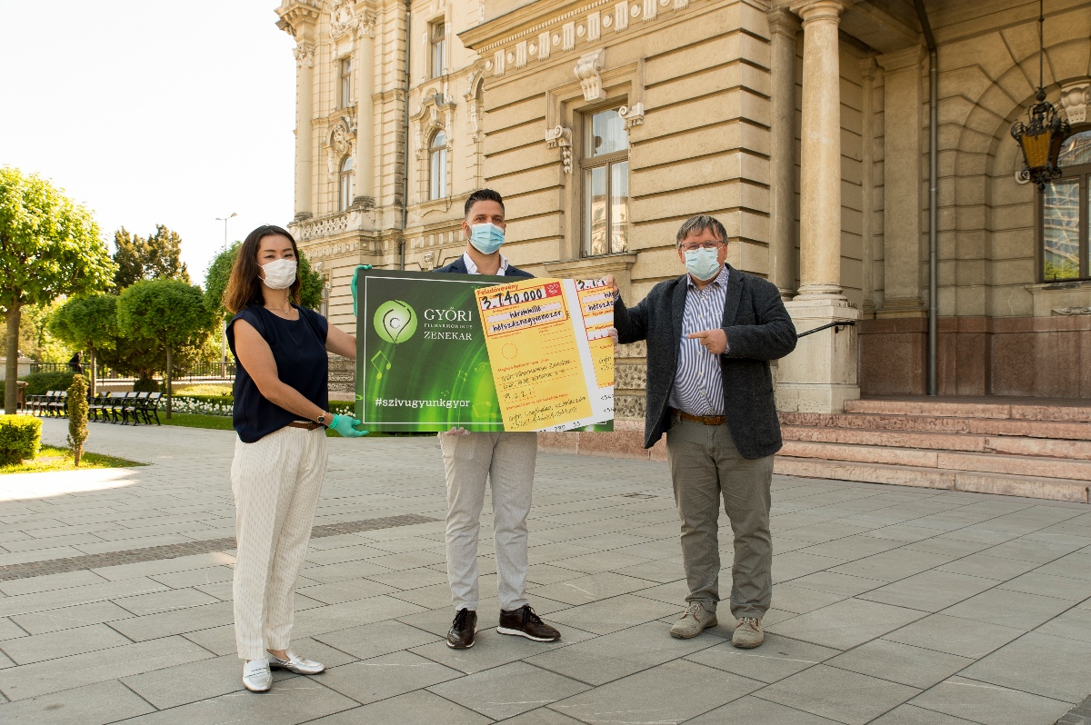 Újabb milliós összeg érkezett a Győri Segélyalapba