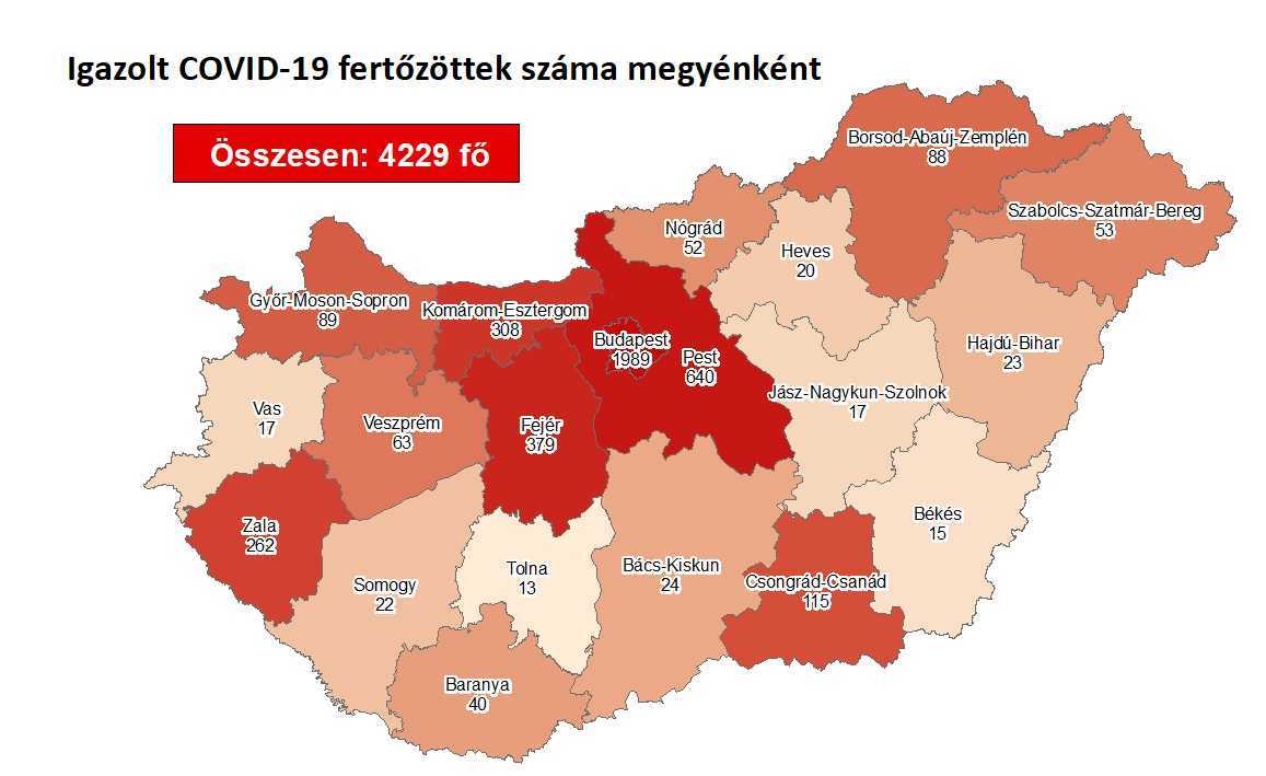 Meghalt két beteg, hattal nőtt a fertőzöttek száma