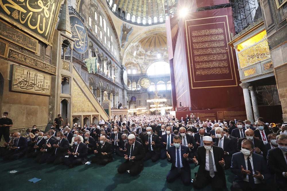 Eldurvult a vita Athén és Isztambul között a Hagia Sophia miatt