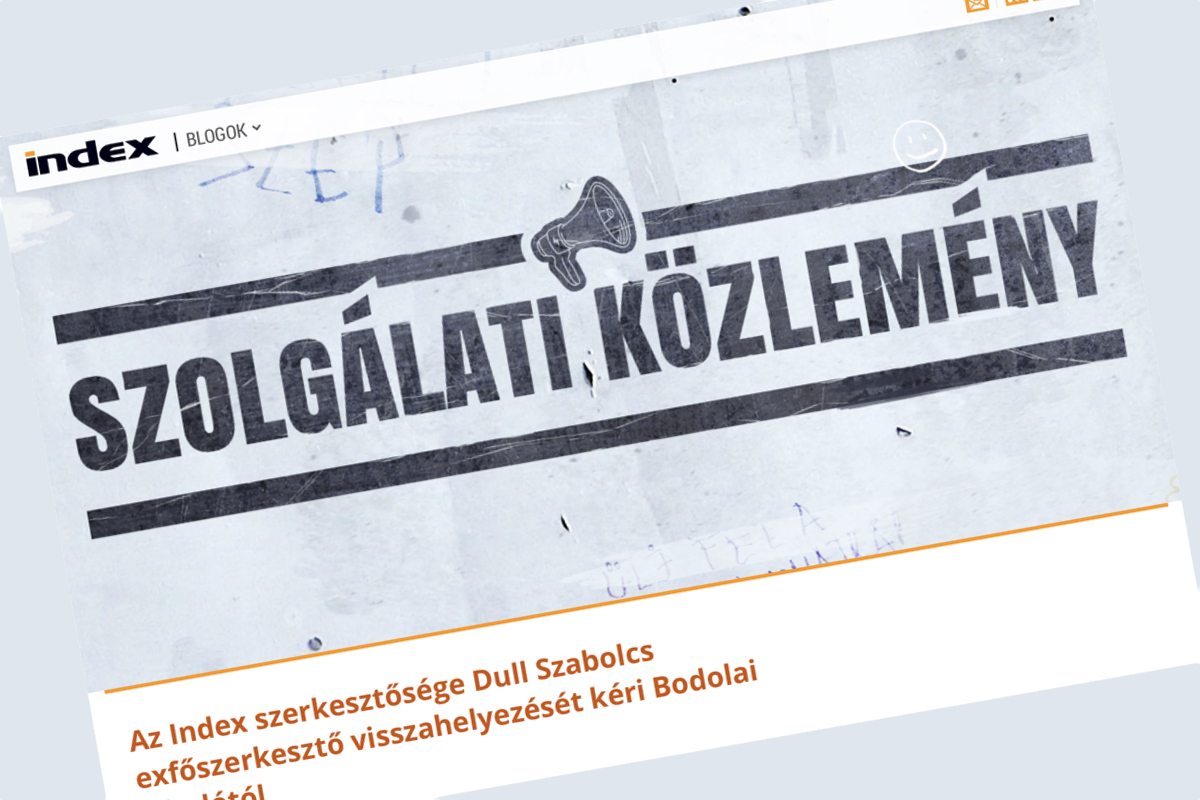 Index: lázadozás és felmondások