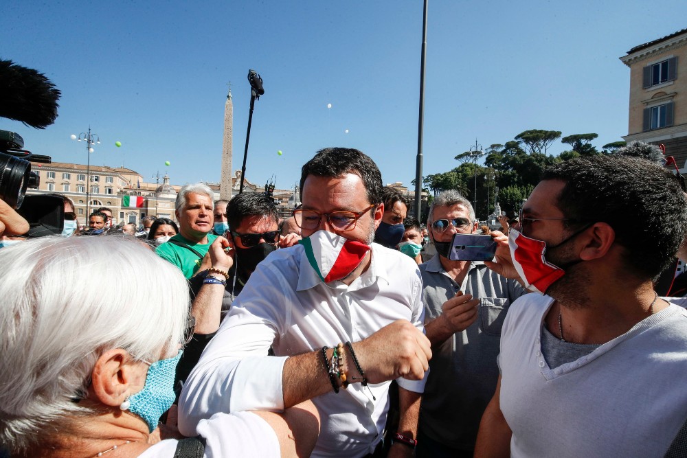 Salvini választásokkal akarja leváltani a Conte-kormányt