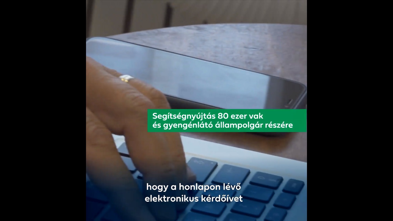 Elkészült a nemzeti konzultáció honlapjának akadálymentesítése