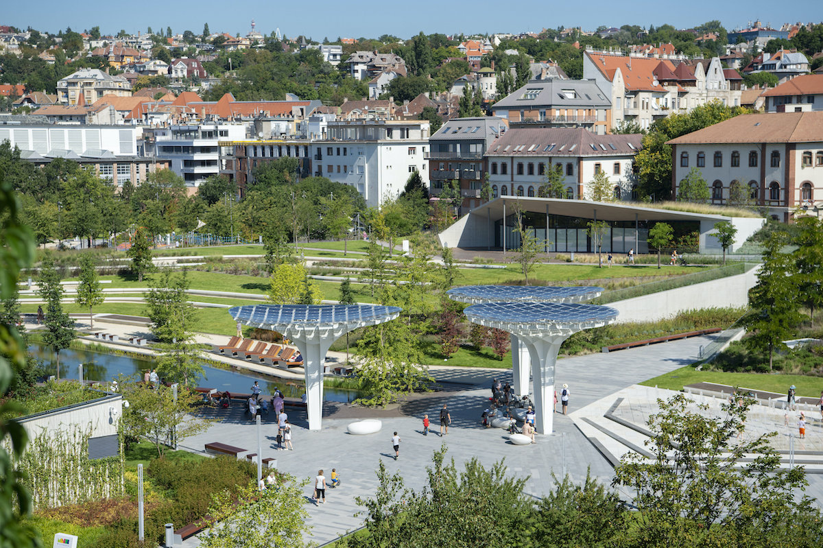 A nap képe: az új park a magasból