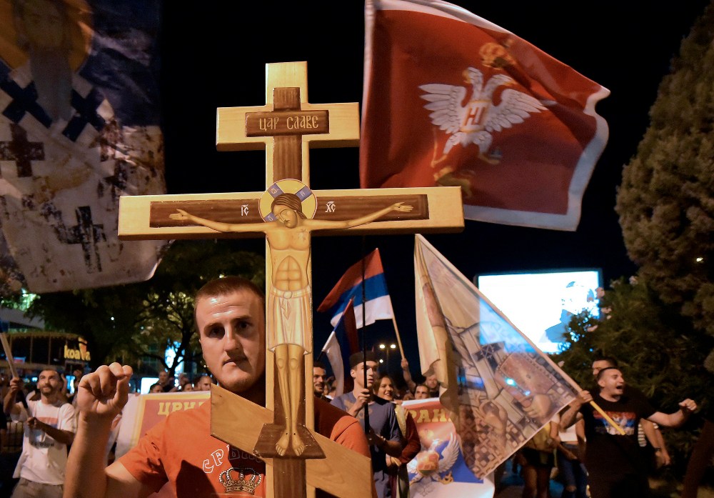 A nap képe: Tüntetés Montenegróban