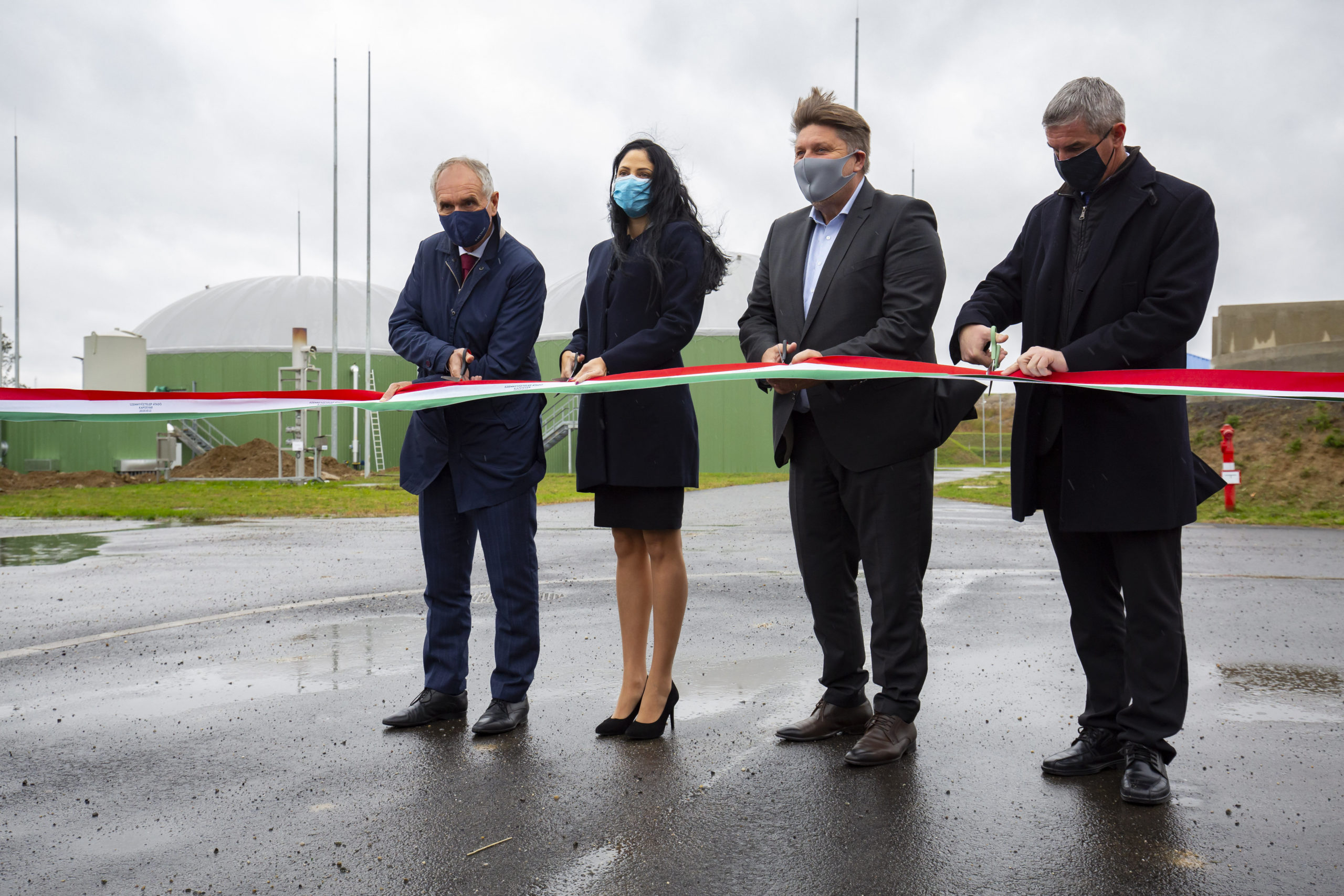 Átadták az új kaposvári szennyvíztisztítót