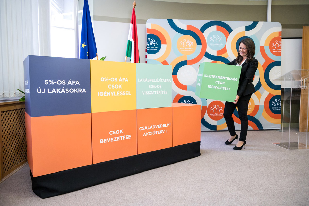 Újabb otthonteremtési támogatást jelentett be Novák Katalin