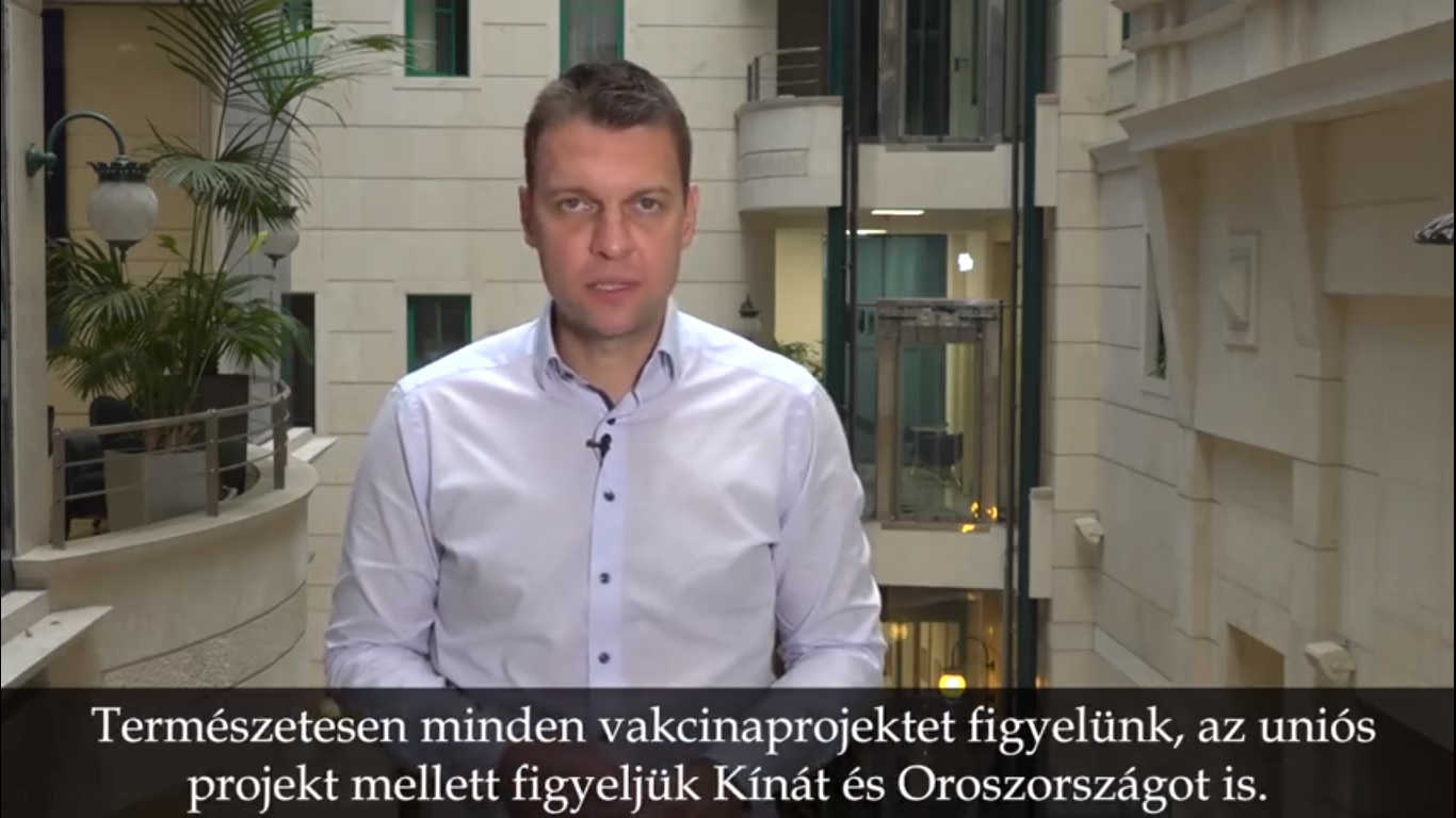 Elemi érdekünk, hogy Magyarország a lehető leghamarabb kapjon vakcinát