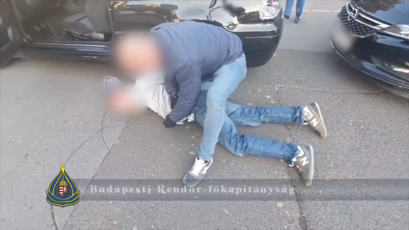 Százmilliós drogfogás Budapesten (Videóval)