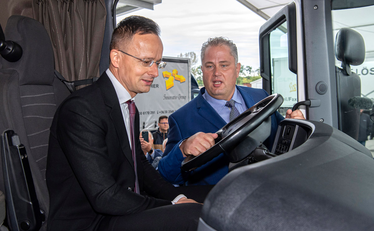 Egyedülálló elektromos kamiont állítottak szolgálatba