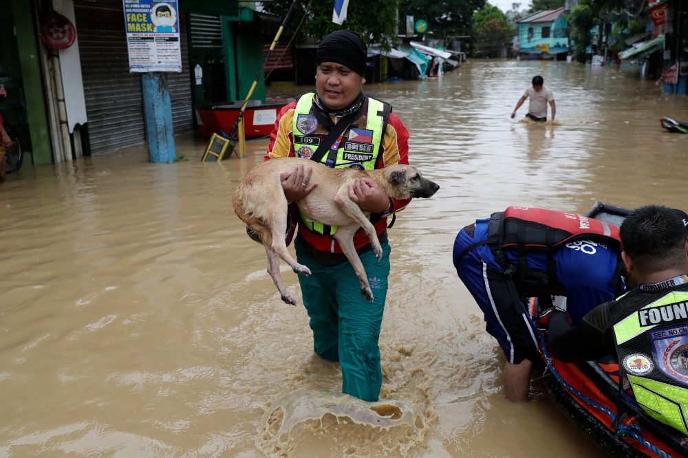Tájfun a Fülöp-szigeteken