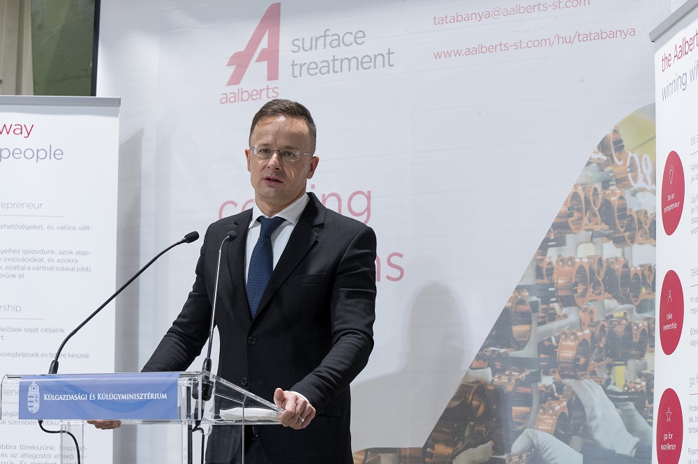 Egymilliárdos beruházás a tatabányai Aalberts Surface Treatment Kft.-nél